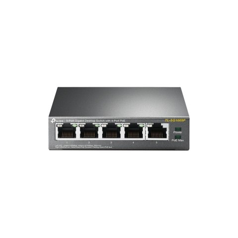 TP-LINK Przełącznik SG1005P 5 x GE (4 x PoE) TP-LINK Przełącznik SG1005P 5 x GE (4 x PoE)