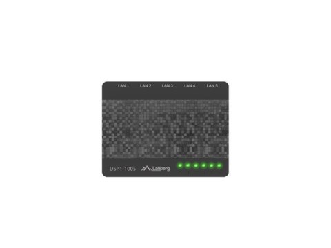 Lanberg Switch DSP1-1005 5-PORT 1GB/S DESKTOP DSP1-1005 Lanberg Switch DSP1-1005 5-PORT 1GB/S DESKTOP DSP1-1005