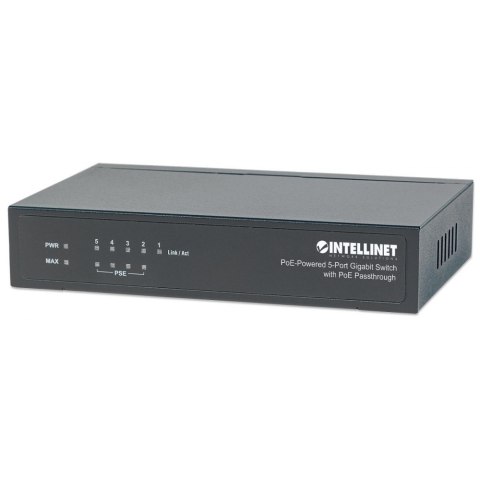 Intellinet Switch Gigabit 5x10/100/1000 RJ45 PoE+ 1XPD 4xPSE 68W Intellinet Switch Gigabit 5x10/100/1000 RJ45 PoE+ 1XPD 4xPSE 68W