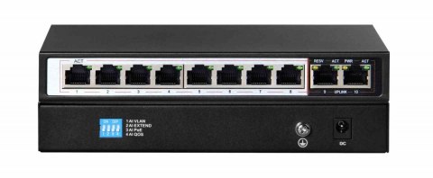 Extralink Switch Perses 8X EX-SG1008PE 10/100/1000M TX PoE AT/AF, Full Gigabit PoE