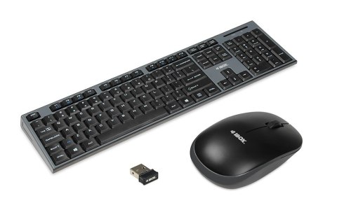 IBOX Zestaw bezprzewodowa klawiatura + mysz IKMS606W czarny IBOX Zestaw bezprzewodowa klawiatura + mysz IKMS606W czarny