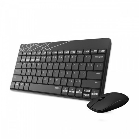 RAPOO Zestaw bezprzewodowy multi-mode 8000M UI czarny RAPOO Zestaw bezprzewodowy multi-mode 8000M UI czarny