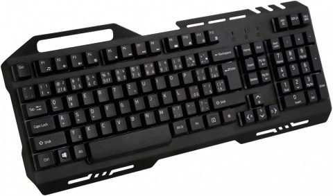 YENKEE Klawiatura YKB 3200 Shadow metalowa, podświetlenie LED