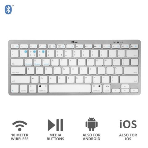 Trust Klawiatura bezprzewodowa Bluetooth Nado Trust Klawiatura bezprzewodowa Bluetooth Nado