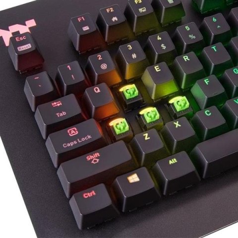 Thermaltake Klawiatura gamingowa Level 20 RGB Black Razer Green Thermaltake Klawiatura gamingowa Level 20 RGB Black Razer Green