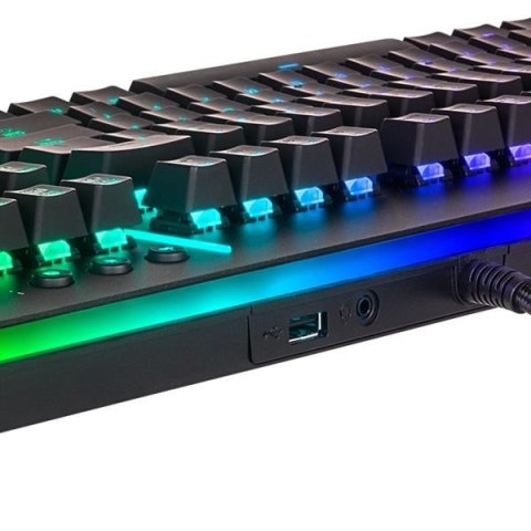 Thermaltake Klawiatura gamingowa Level 20 RGB Black Razer Green Thermaltake Klawiatura gamingowa Level 20 RGB Black Razer Green