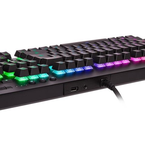 Thermaltake Klawiatura gamingowa eSports Level 20 GT RGB Black Cherry MX Silver Thermaltake Klawiatura gamingowa eSports Level 20 GT RGB Black Cherry MX Silver