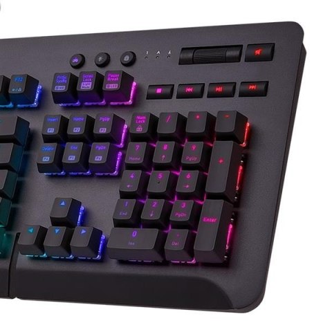 Thermaltake Klawiatura gamingowa eSports Level 20 GT RGB Black Razer Green Thermaltake Klawiatura gamingowa eSports Level 20 GT RGB Black Razer Green