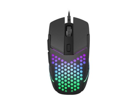 Fury Mysz Battler 6400 DPI dla graczy podświetlenie Czarna Fury Mysz Battler 6400 DPI dla graczy podświetlenie Czarna