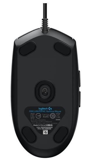 Logitech Mysz G102 Lightsync Gaming Mouse czarna Logitech Mysz G102 Lightsync Gaming Mouse czarna