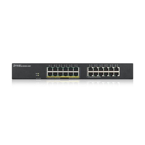 Zyxel Przełącznik GS1900-24EP-EU0101F 24xGbE L2 12xPoE Rack 130W Zyxel Przełącznik GS1900-24EP-EU0101F 24xGbE L2 12xPoE Rack 130W