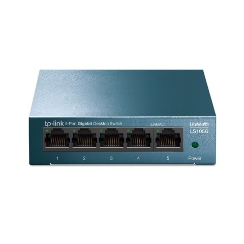 TP-LINK Przełącznik LS105G 5x1GbE LiteWave TP-LINK Przełącznik LS105G 5x1GbE LiteWave