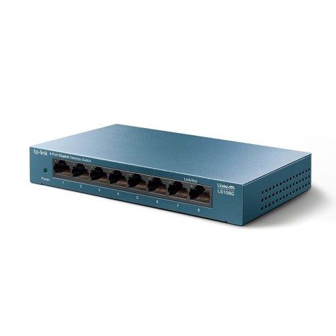 TP-LINK Przełącznik LS108G 8x1GbE LiteWave TP-LINK Przełącznik LS108G 8x1GbE LiteWave