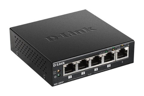 D-Link Switch DGS-1005P 5xGbE (4xPoE+ 60W) D-Link Switch DGS-1005P 5xGbE (4xPoE+ 60W)