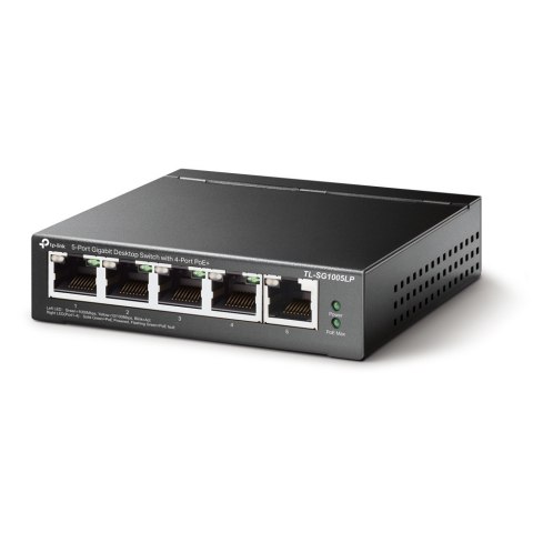 TP-LINK Switch SG1005LP 5x1Gb (4xPoE+) TP-LINK Switch SG1005LP 5x1Gb (4xPoE+)