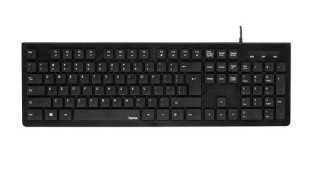 Hama Klawiatura przewodowa KC-200 Czarna