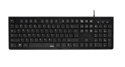 Hama Klawiatura przewodowa KC-200 Czarna Hama Klawiatura przewodowa KC-200 Czarna