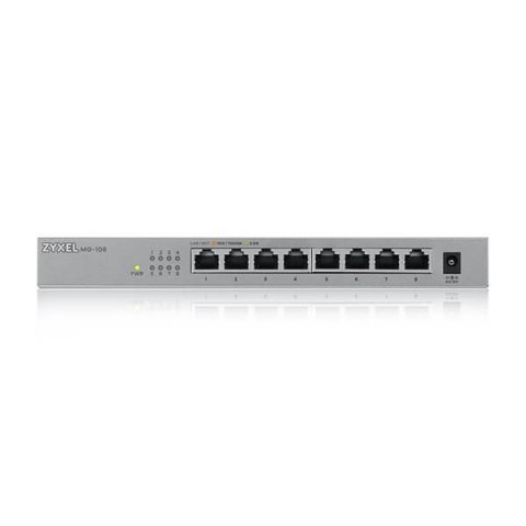 Zyxel MG-108 8Ports Desktop 2,5G unmanaged Switch MG-108-ZZ0101F Zyxel MG-108 8Ports Desktop 2,5G unmanaged Switch MG-108-ZZ0101F