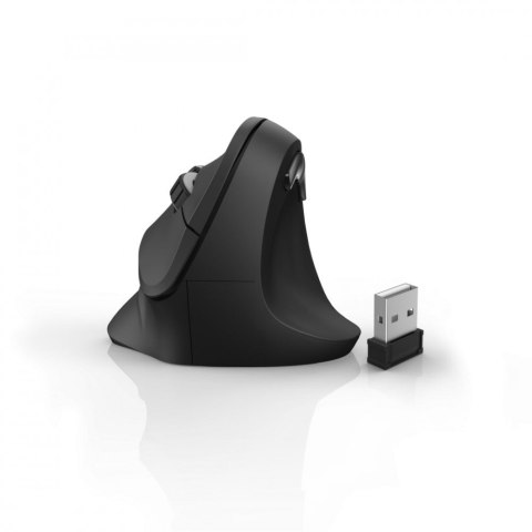 Hama Mysz bezprzewodowa ergonomiczna EMW-500 Czarna Hama Mysz bezprzewodowa ergonomiczna EMW-500 Czarna