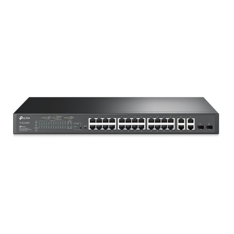 TP-LINK Przełącznik SL2428P Switch Smart 24PoE+ 2GE 2SFP TP-LINK Przełącznik SL2428P Switch Smart 24PoE+ 2GE 2SFP