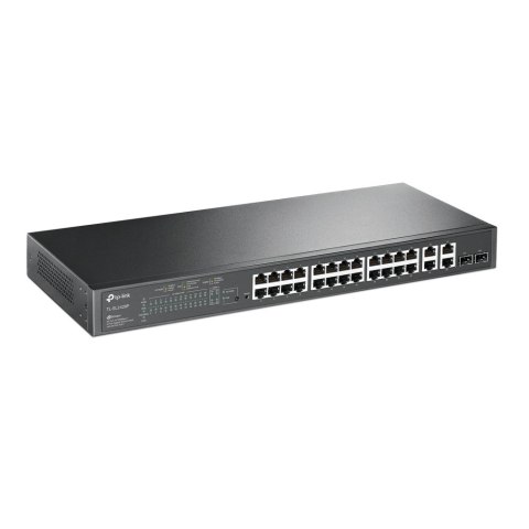 TP-LINK Przełącznik SL2428P Switch Smart 24PoE+ 2GE 2SFP TP-LINK Przełącznik SL2428P Switch Smart 24PoE+ 2GE 2SFP