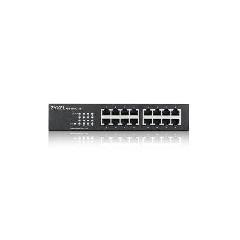 Zyxel Przełącznik niezarządzalny GS1100-16-EU0103F 16x Gigabit Unmanaged Switch GS1100-16-EU0103F Zyxel Przełącznik niezarządzalny GS1100-16-EU0103F 16x Gigabit Unmanaged Switch GS1100-16-EU0103F