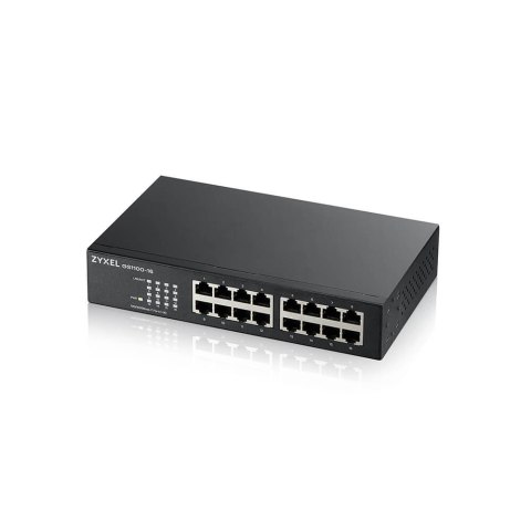 Zyxel Przełącznik niezarządzalny GS1100-16-EU0103F 16x Gigabit Unmanaged Switch GS1100-16-EU0103F Zyxel Przełącznik niezarządzalny GS1100-16-EU0103F 16x Gigabit Unmanaged Switch GS1100-16-EU0103F