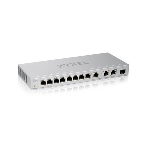 Zyxel Przełącznik zarządzalny XGS1250-12, 12-Port Gigabit webmanaged Switch with 8 port 1G + 3-Port MultiGig 1/2.5/5/10G + 1-Por Zyxel Przełącznik zarządzalny XGS1250-12, 12-Port Gigabit webmanaged Switch with 8 port 1G + 3-Port MultiGig 1/2.5/5/10G + 1-Por