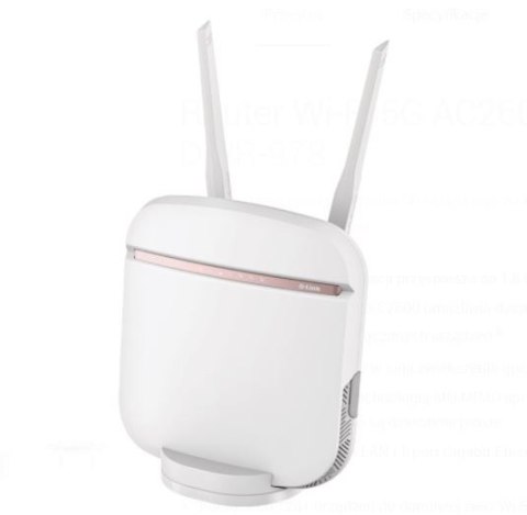 D-Link Router DWR-978 5G/LTE 4LAN 1WAN AC2600 D-Link Router DWR-978 5G/LTE 4LAN 1WAN AC2600