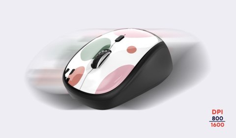 Trust YVI WIRELESS PINK CIRCL ES mysz komputerowa
