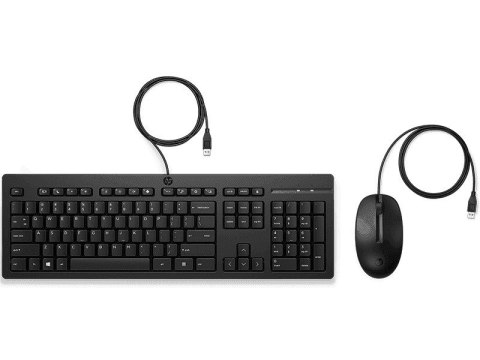 HP Inc. Zestaw 225 Przewodowa mysz i klawiatura Combo 286J4AA HP Inc. Zestaw 225 Przewodowa mysz i klawiatura Combo 286J4AA