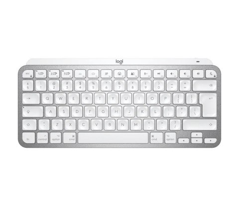 Logitech Klawiatura MX Keys Mini Mac Pale 920-010526 jasnoszara Logitech Klawiatura MX Keys Mini Mac Pale 920-010526 jasnoszara