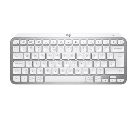 Logitech Klawiatura bezprzewodowa MX Keys Mini 920-010499 jasnoszara Logitech Klawiatura bezprzewodowa MX Keys Mini 920-010499 jasnoszara