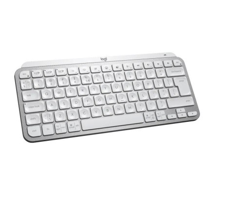Logitech Klawiatura bezprzewodowa MX Keys Mini 920-010499 jasnoszara Logitech Klawiatura bezprzewodowa MX Keys Mini 920-010499 jasnoszara