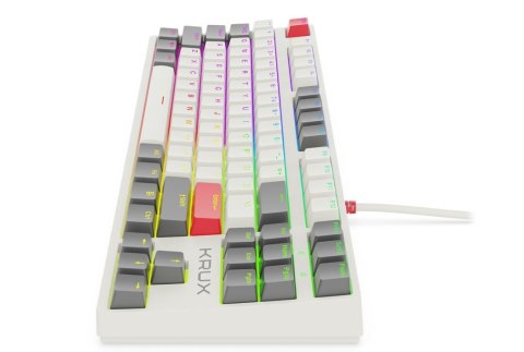 Krux Klawiatura gamingowa Atax PRO RGB Creator Retro Gateron Yellow Pro