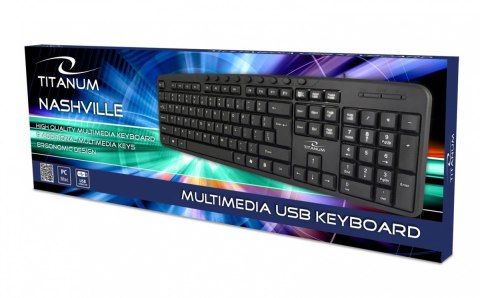 Esperanza Klawiatura multimedialna przewodowa USB Nashville Esperanza Klawiatura multimedialna przewodowa USB Nashville
