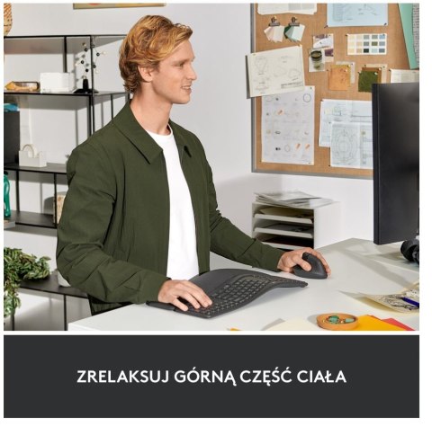 Logitech Mysz Lift Grafit dla leworęcznych 910-006474