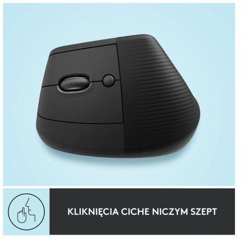Logitech Mysz Lift Grafit dla leworęcznych 910-006474