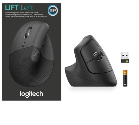Logitech Mysz Lift Grafit dla leworęcznych 910-006474