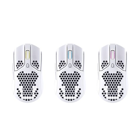 HyperX Mysz bezprzewodowa gamingowa Pulsefire Haste Biała