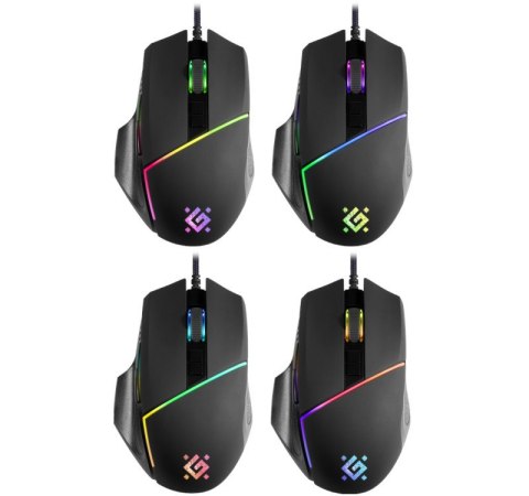 Defender Mysz gamingowa Warfame GM-880L optyczna 12800dpi 8P RGB