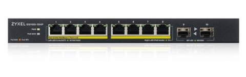 Zyxel Przełącznik GS1100-10HP-EU0102F 120W PoE 8xGigabit 2xFiber Uplilk Switch Zyxel Przełącznik GS1100-10HP-EU0102F 120W PoE 8xGigabit 2xFiber Uplilk Switch