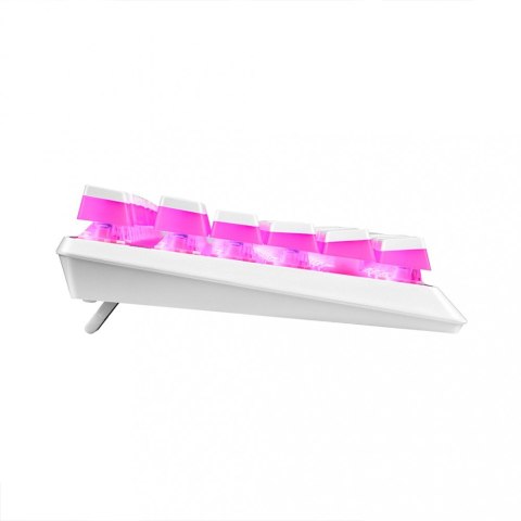MODECOM Przewodowa klawiatura mechaniczna RGB PUDDING EDITION biała