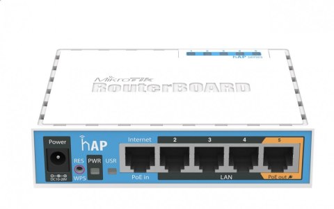 Mikrotik Punkt dostępowy N300 2.4GHz 5FE RB951Ui-2nD Mikrotik Punkt dostępowy N300 2.4GHz 5FE RB951Ui-2nD