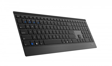 RAPOO Klawiatura bezprzewodowa Multi-Mode E9500M czarna RAPOO Klawiatura bezprzewodowa Multi-Mode E9500M czarna