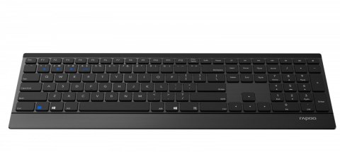 RAPOO Klawiatura bezprzewodowa Multi-Mode E9500M czarna RAPOO Klawiatura bezprzewodowa Multi-Mode E9500M czarna