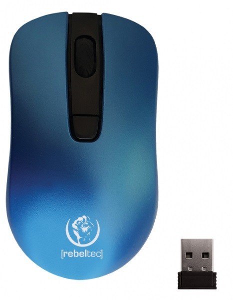 Rebeltec Mysz bezprzewodowa Rebeltec STAR blue 800/1000/1600 DPI Rebeltec Mysz bezprzewodowa Rebeltec STAR blue 800/1000/1600 DPI
