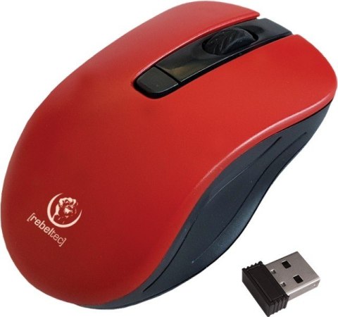Rebeltec Mysz bezprzewodowa Rebeltec STAR red 800/1000/1600 DPI Rebeltec Mysz bezprzewodowa Rebeltec STAR red 800/1000/1600 DPI