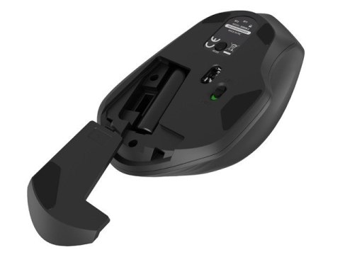 Natec Mysz bezprzewodowa Siskin 2 1600 DPI Bluetooth 5.0 + 2.4 GHz Czarna