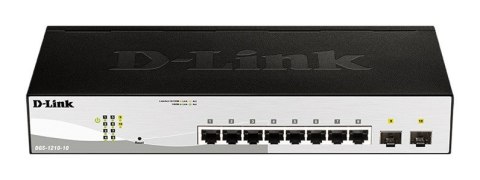 D-Link Przełącznik DGS-1210-10 Switch Smart 8xGE 2xSFP D-Link Przełącznik DGS-1210-10 Switch Smart 8xGE 2xSFP